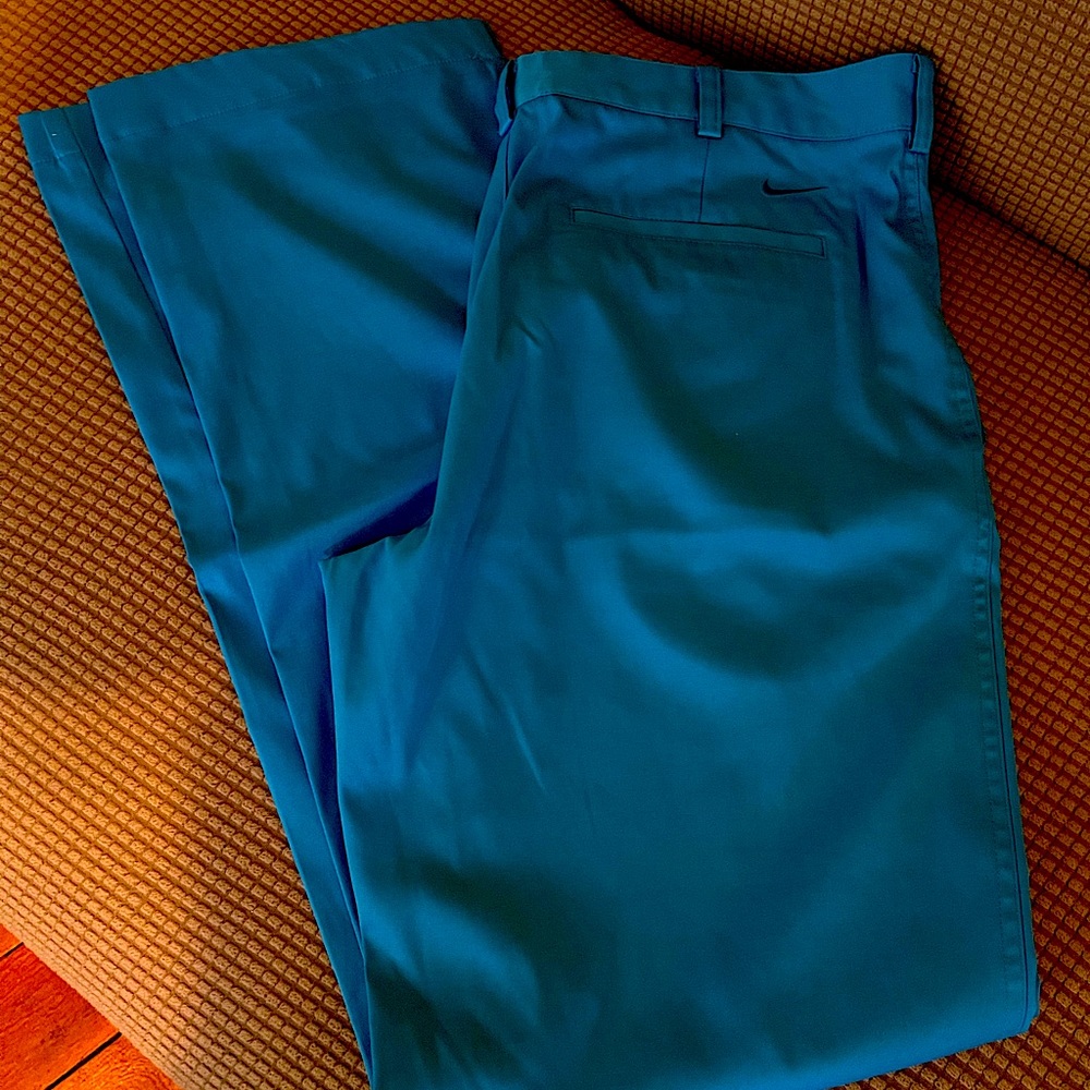 Men’s Nike golf DriFit pants 34 X 34 -bright blue